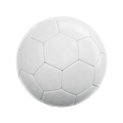 Fototapeta premium 3d rendering white soccer ball isolated for sports competition