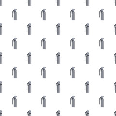 Obraz premium Smoke grenade objects forming a repeating pattern on white background