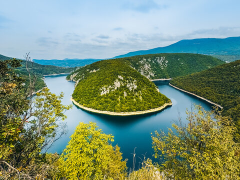 Bosnia and Herzegovina, Mrkonjić Grad, Viewpoint above Vrbas river