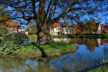Obraz premium Der Menteteich in Alverdissen (Lipperland)