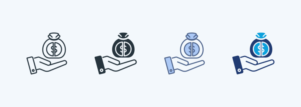 Partial Payment Multiple Style Icon Collection