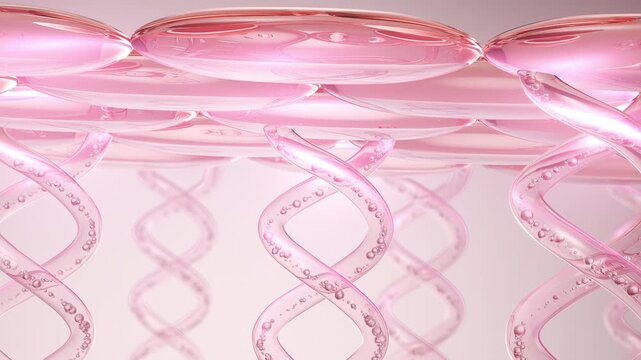 elastin Structure under skin cells Facial treatment and Cosmetic background.