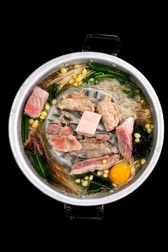 Traditional Thai Moo Krata Barbecue Hot Pot