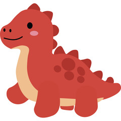 Illustration Dinosaur Plush Toy © Fikri