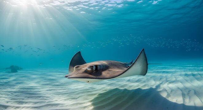 shark in aquarium