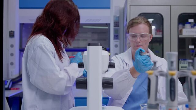 Laboratory experiment on chemical analysis research facility scientific study controlled environment collaborative effort innovation