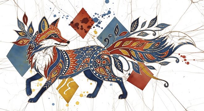 horse with wings and flowers