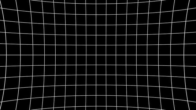 Dark background and animated grid line fit for alpha channel or overlay layer footage. Abstract motion background for technology effect.