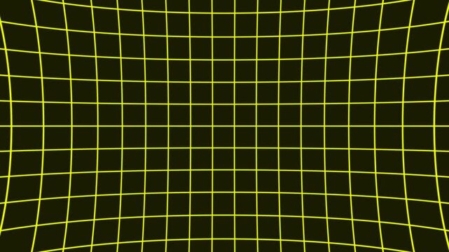 dark background with animated grid line fit for alpha channel or overlay layer footage. Abstract motion background for technology effect.