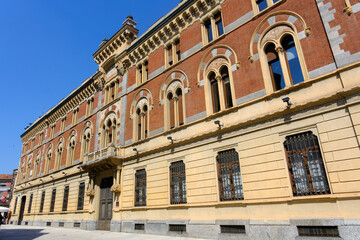 Obraz premium Legnano, Milan province, Italy: historic building hosting the town hall