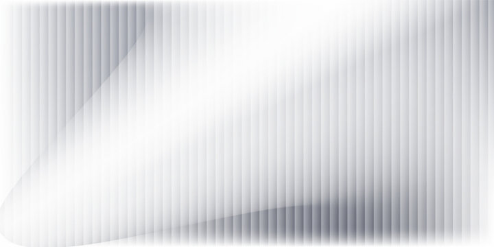 Monochrome waves with transparent vertical layering and soft opacity shifts. Abstract distorted glass effect, minimal and textured in grayscale palette. Vector illustration for futuristic design