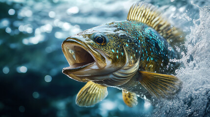 Obraz premium Whatâ€™s the most unexpected fish you've caught? Describe how it felt when you reeled it in.