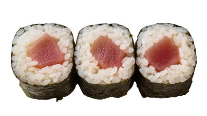 Three Tuna Maki Sushi Rolls © Ophelia
