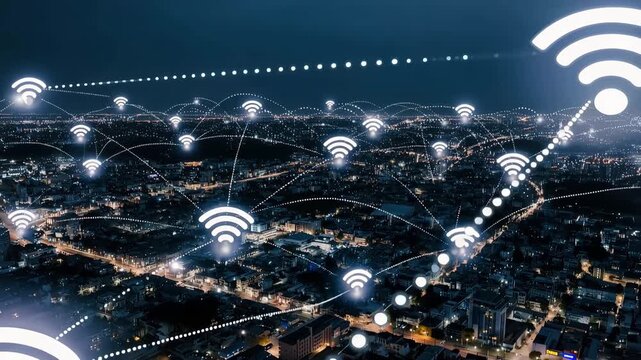 Global Connectivity Advanced Network Technology, Data Communication, and Internet Services Connect