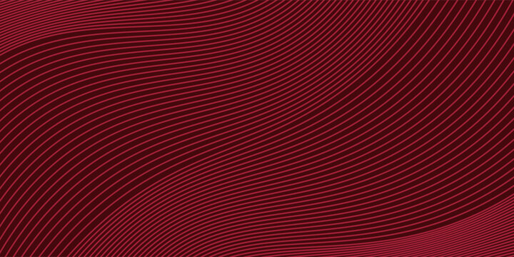 Contemporary technology cover design set. Luxury background with red line pattern (guilloche curves). Premium vector tech backdrop for business layout, digital certificate, formal brochure template