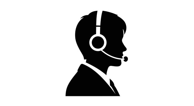 Man wearing a headset for communication.