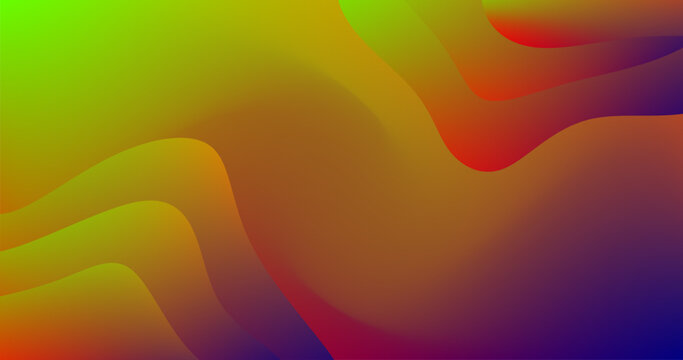 Violet Red Yellow Abstract Background Negative Space Style