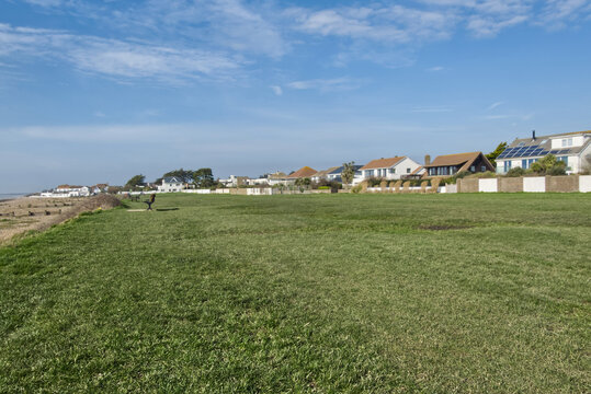 Large house on Seafront at East Preston, West Sussex, England