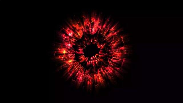 Flash smoke blast energy animation, cartoon liquid burst motion, shiny wave line explosion on black screen burst explosion fx,  Explosions 2D spark burst light, motion lines energy effect. 4k video