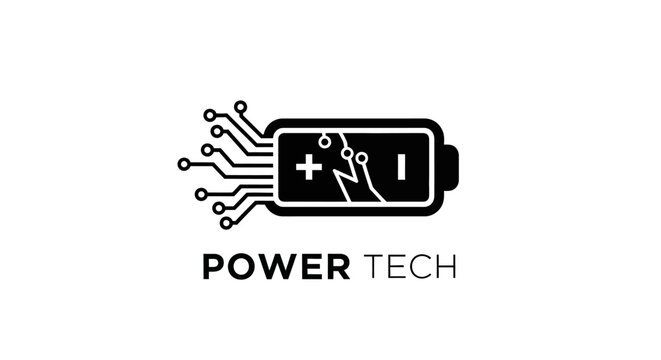 Battery with circuit board design.