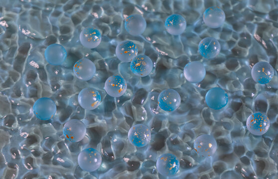 Bubble design ob water art