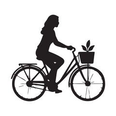Fototapeta premium Modern Lifestyle Concept Vector Silhouette Illustration Design Set Collection Idea