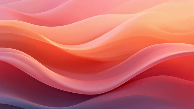 Vibrant Fluid Motion Background with Pink and Orange Hues.