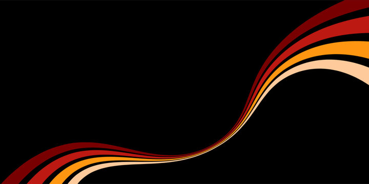 Vintage Striped Backgrounds, Posters, Banner Samples, Retro Colors from the 1970s 1900s, 70s, 80s, 90s. retro vintage 70s style stripes background poster lines. eps 10