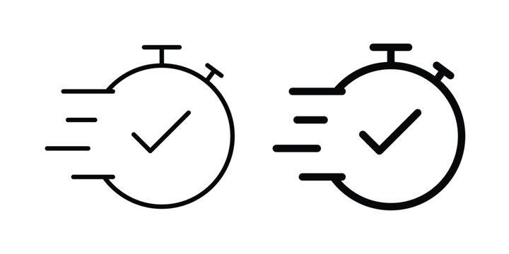 quick response icon editable. Vector pack in black