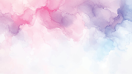 Fototapeta premium Abstract art pink purple blue pastel gradient paint background with liquid fluid grunge texture.