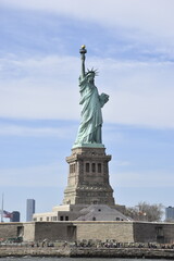Fototapeta premium Statue of Liberty on Liberty Island in New York City