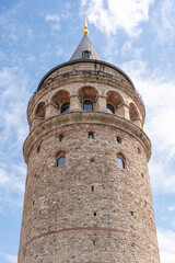 Fototapeta premium Galata Tower in Istanbul, Turkiye