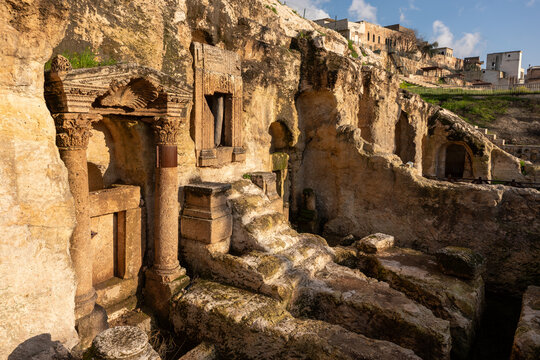 Kizilkoyun Necropol in Sanliurfa, Turkiye