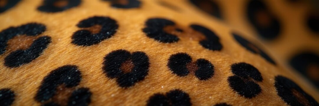 Close-up leopard print, dark spots on tan, digitally enhanced , wallpaper, spots, ornate