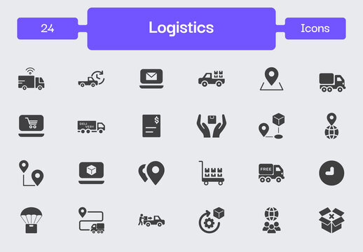 Logistics Icon Set