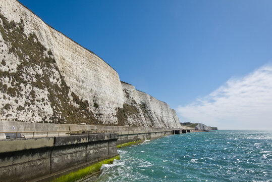 Seafront promenade near Brighton, England