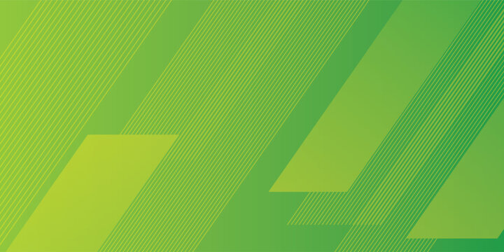 Abstract Green Geometric Background with Slanted Lines and Parallelogram Shapes