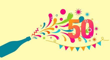 Obraz premium People celebrate a joyful Victory Day with colorful festive decorations and confetti