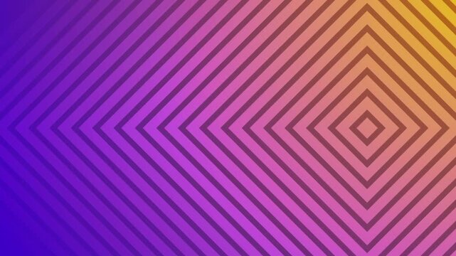 Abstract geometric line background in square shape with color gradation, square patterned line background