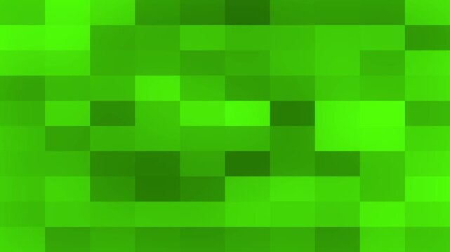 Digital square grid green grey background. Seamless looping animation 4k video animation.