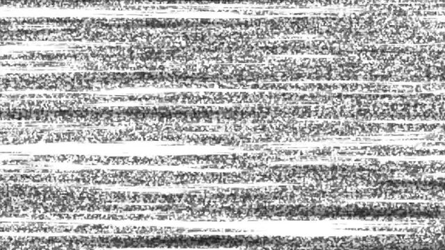 TV Glitch Effect Background with Digital Noise and Static Interference.