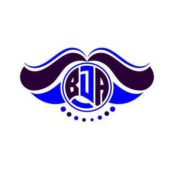 BDA letter logo creative design. BDA unique design
