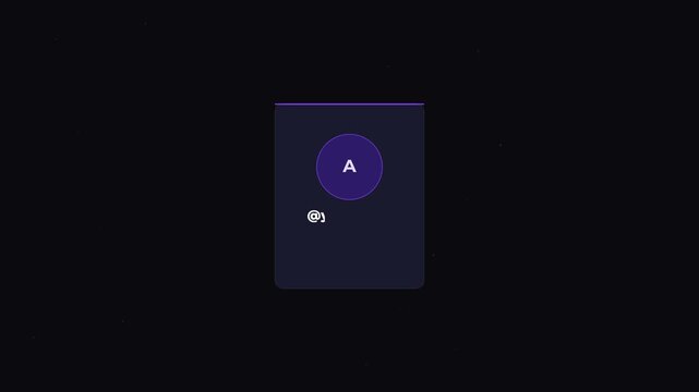 Modern Mobile App UI Animation With Minimalist Profile Icon