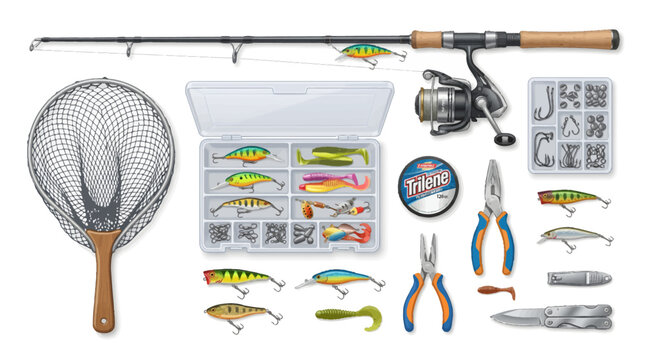 set of fishing hooks