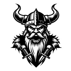 Fototapeta premium head of a viking