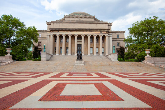 New York City, USA; 24th June 2012: The historic and famous Columbia University Library in the City of New York is a private premier Ivy League University In New York.