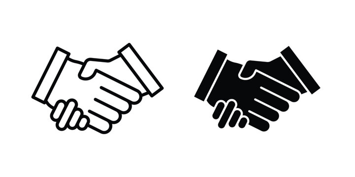 cooperation icon editable stroke Line pack. Clipart icon set