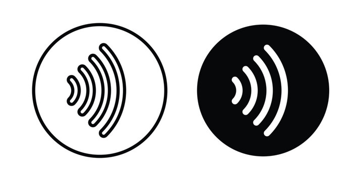 Tap to pay sign editable stroke Line pack. Clipart icon set