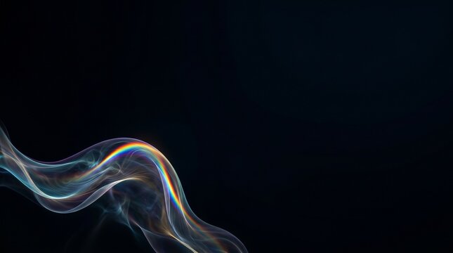 Premium velvet smoke and neon highlights: photorealistic texture of a controlled energy nebula wave.