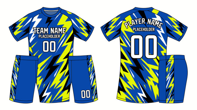 Professional basketball jersey template vector graphics for sports team uniform designs